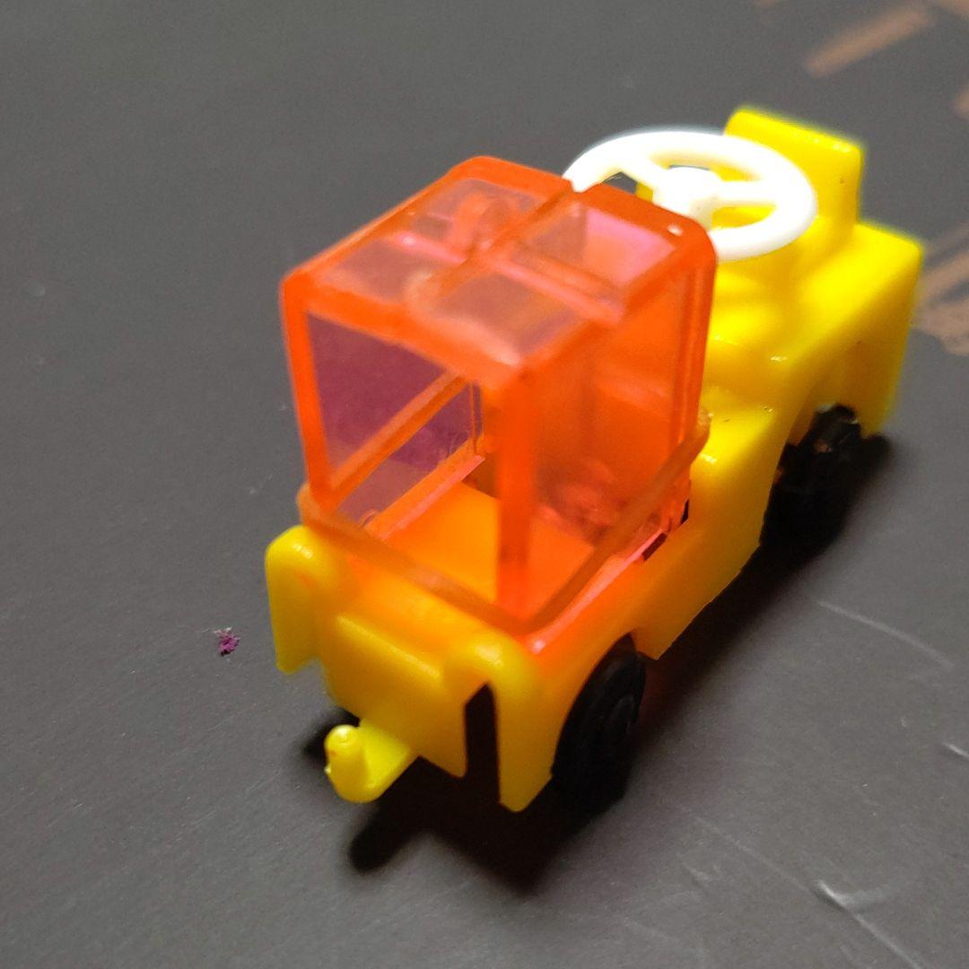 グリコおまけ　トラック　ピンククリア荷台