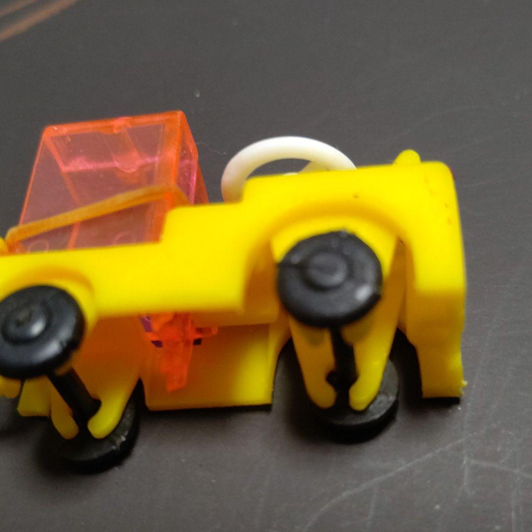 グリコおまけ　トラック　ピンククリア荷台