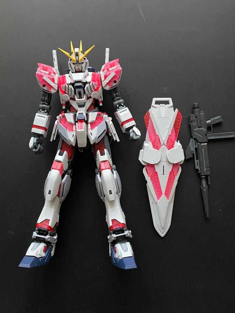 MG シナンジュスタインナラティブver.verKa+MGナラティブガンダム素組