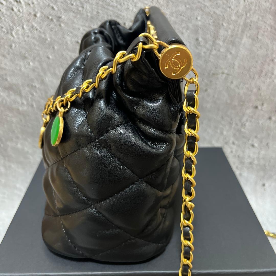 【新品未使用】CHANEL ブラック ショルダーバッグ