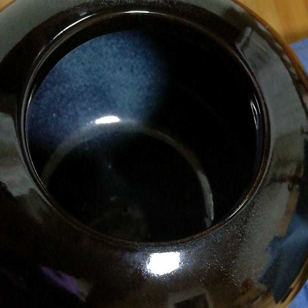 中国 古銅 人物文 双獣耳瓶 重さ約1709g V R6196