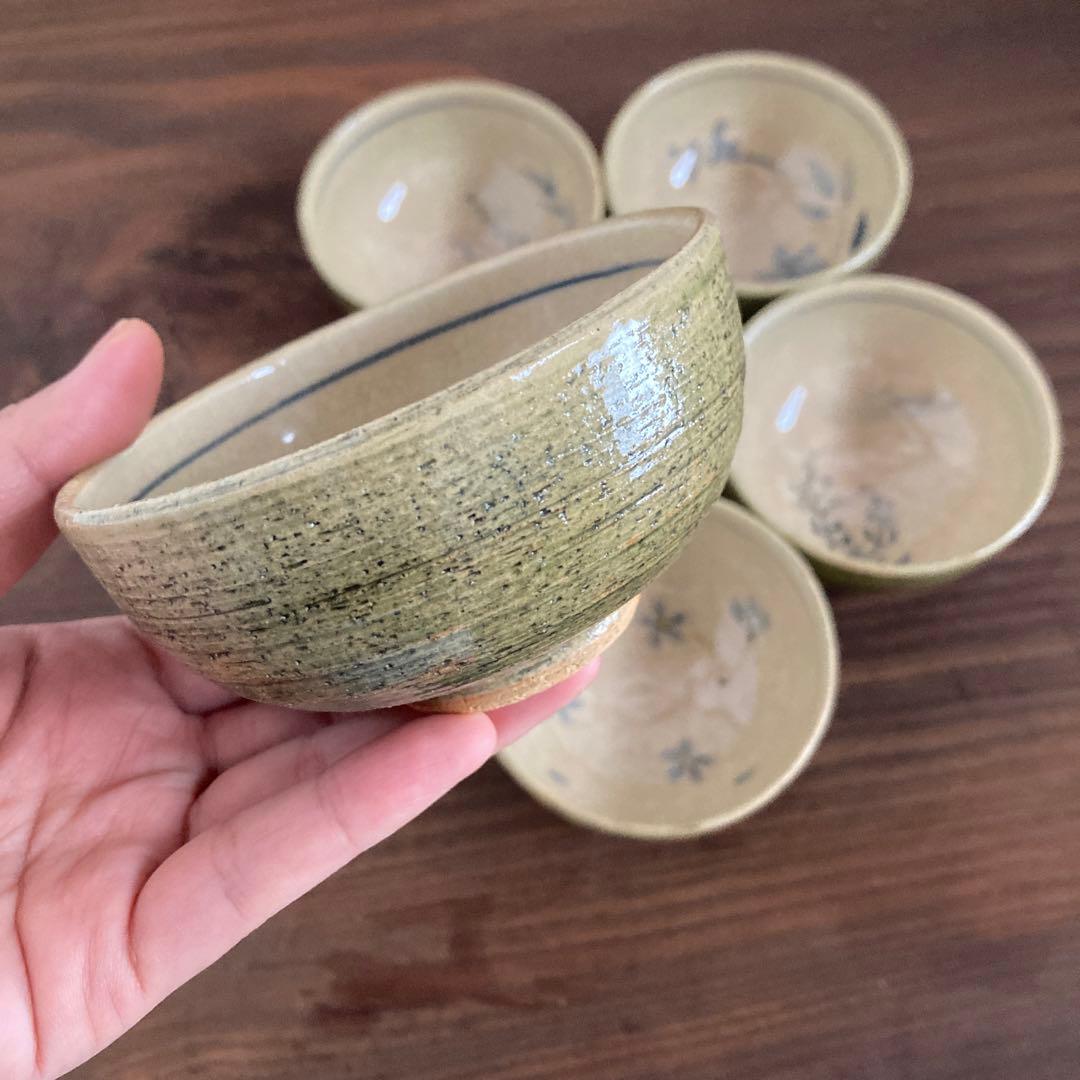 汲み出し茶碗 汲出茶碗 5客セット 木箱付き - メルカリ