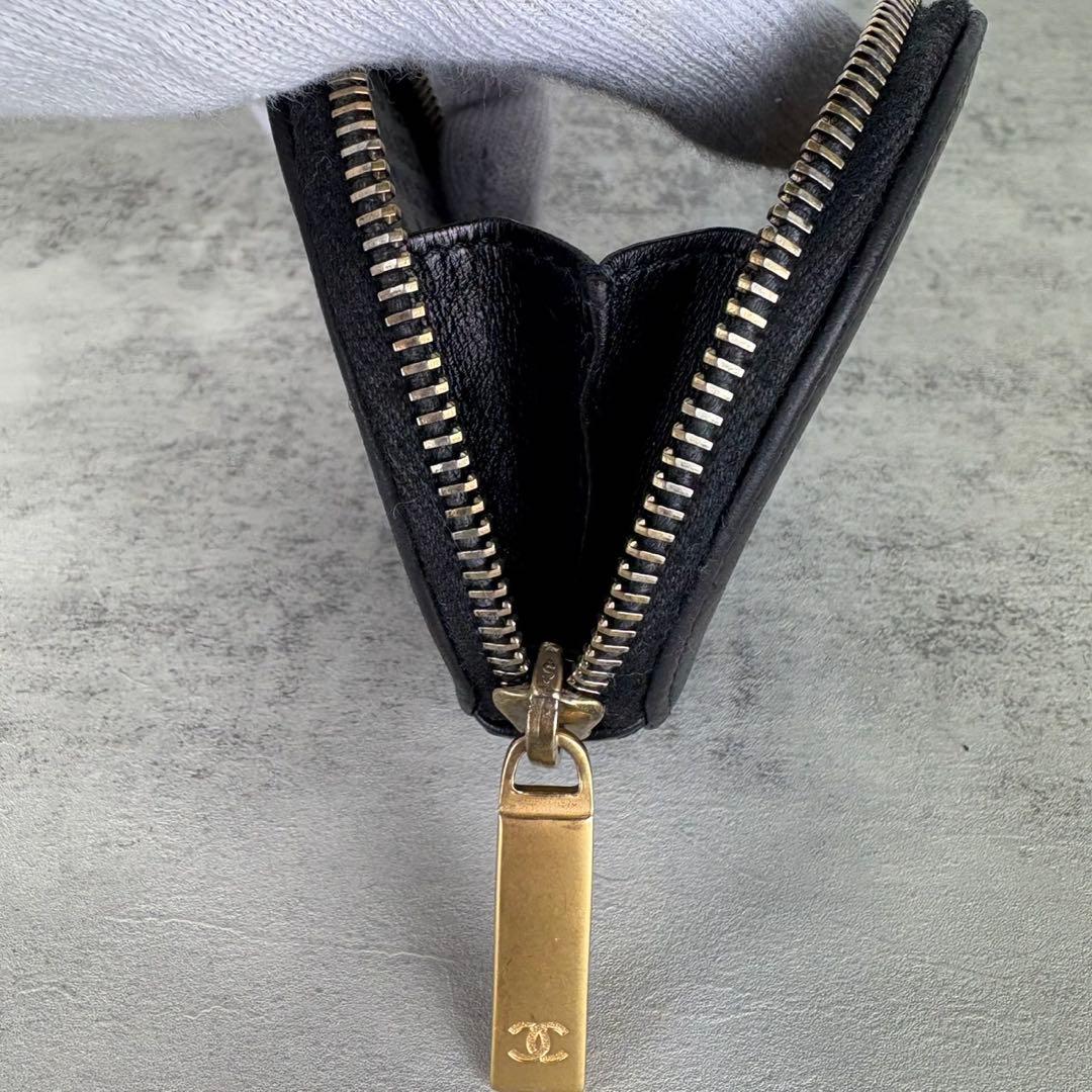 CHANEL 丸型ケース　ヴィンテージ　財布