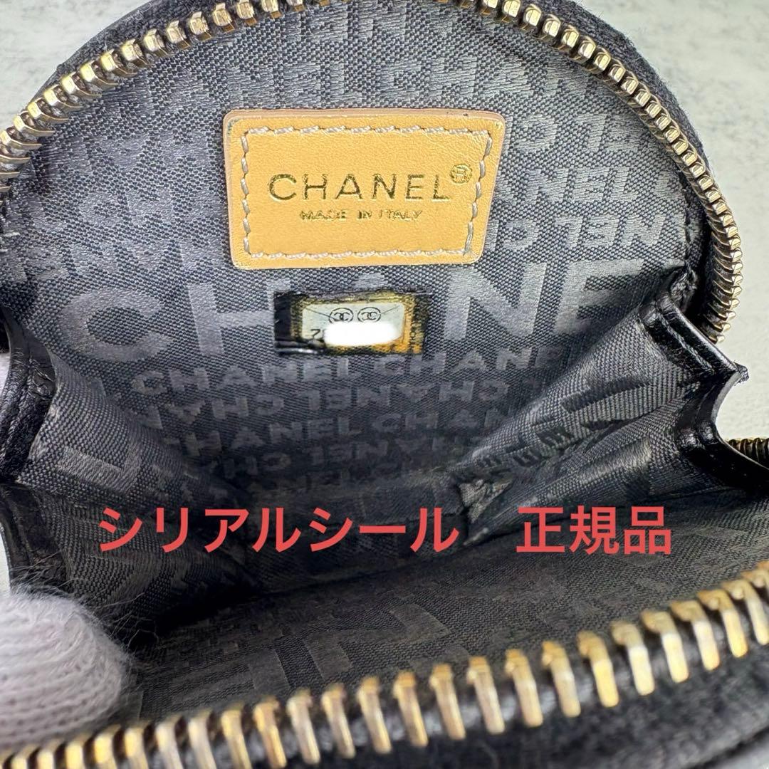 CHANEL 丸型ケース　ヴィンテージ　財布