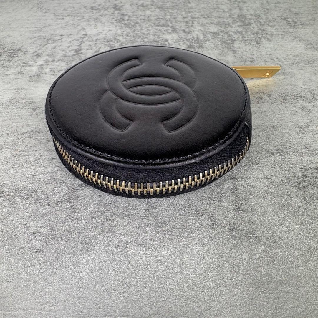 CHANEL 丸型ケース　ヴィンテージ　財布