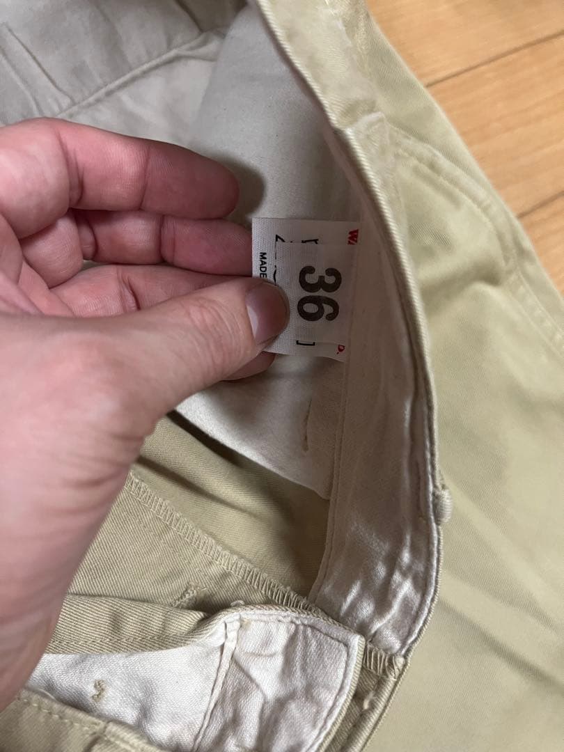 ウエアハウス ベージュ チノパン サイズ36 マッコイ jelado デニム