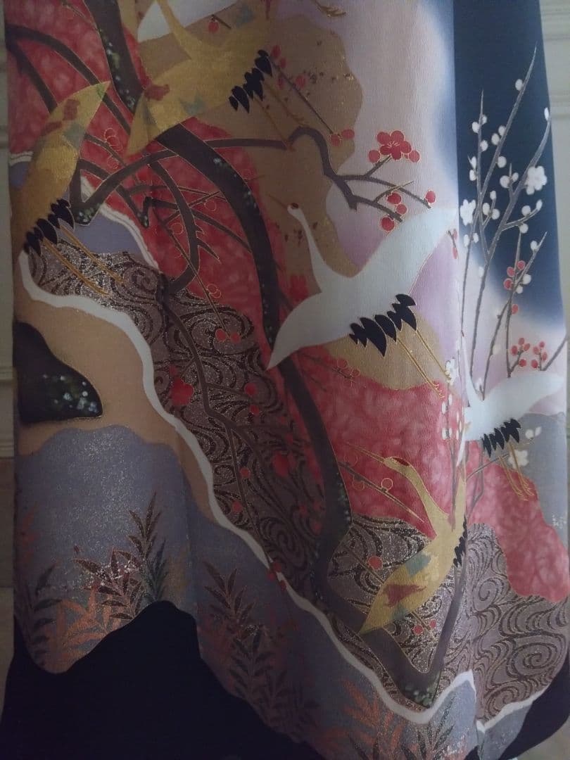 ③着物リメイク✨ М✨上品な留袖ドレス✨