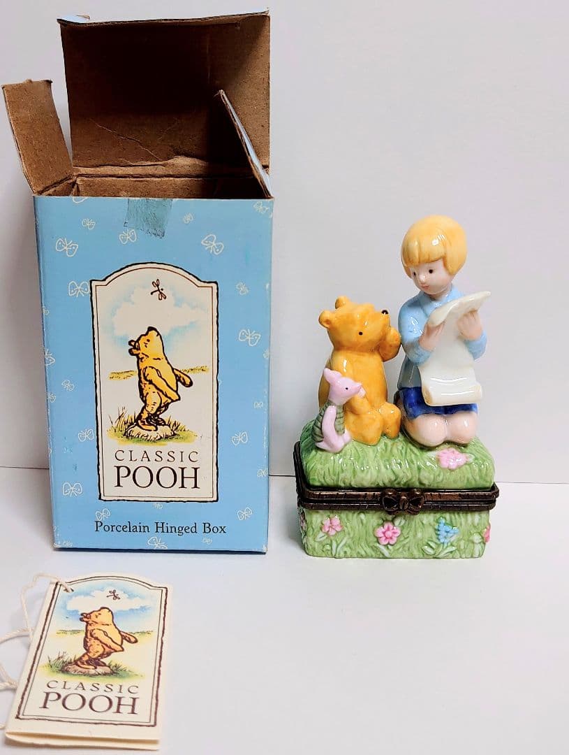 クラシックプー くまのプーさん ヒンジボックス ミッドウェスト社 小物入れ