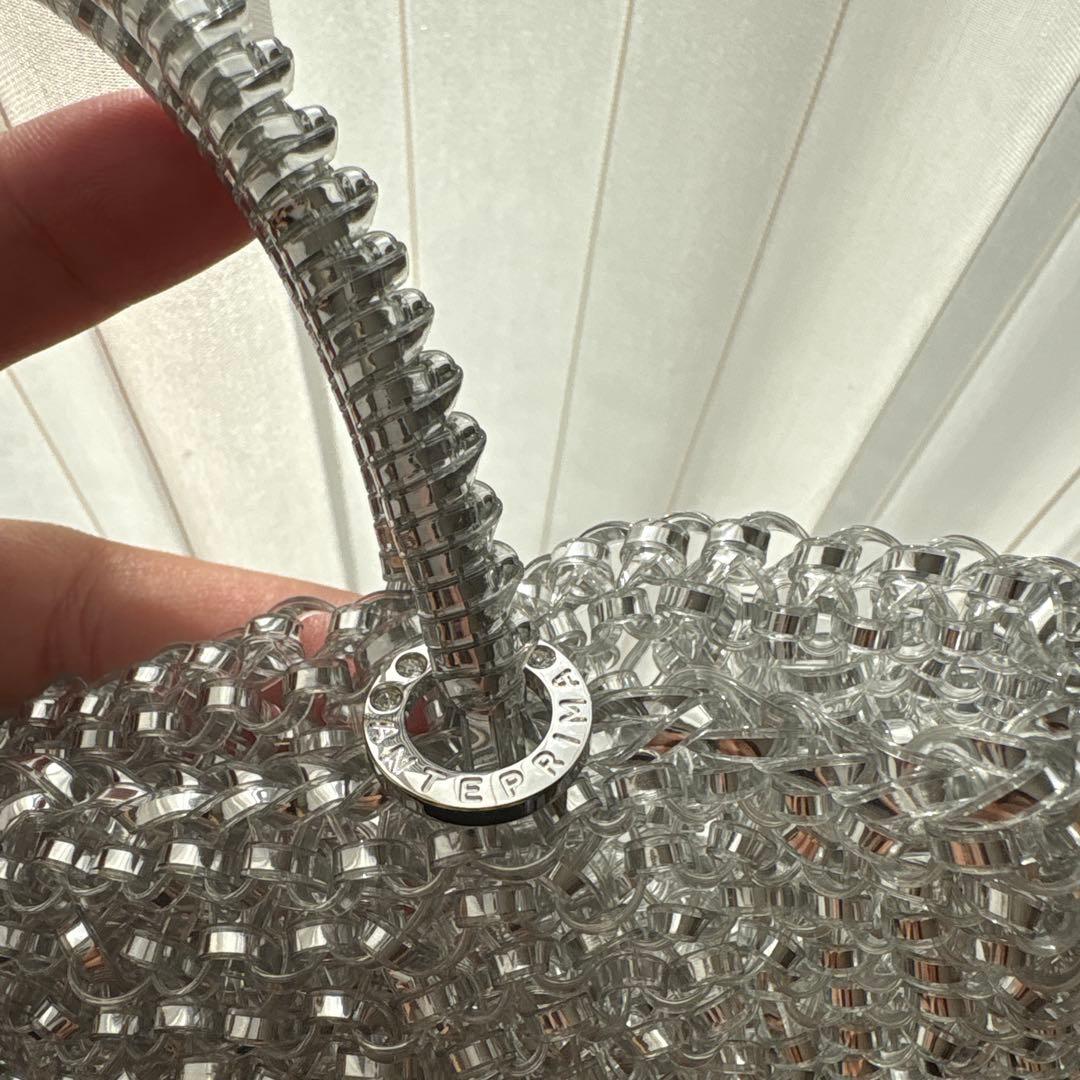 ANTEPRIMAミニアトゥーラスクエアミニワイヤーバッグ シルバー ミニバッグ