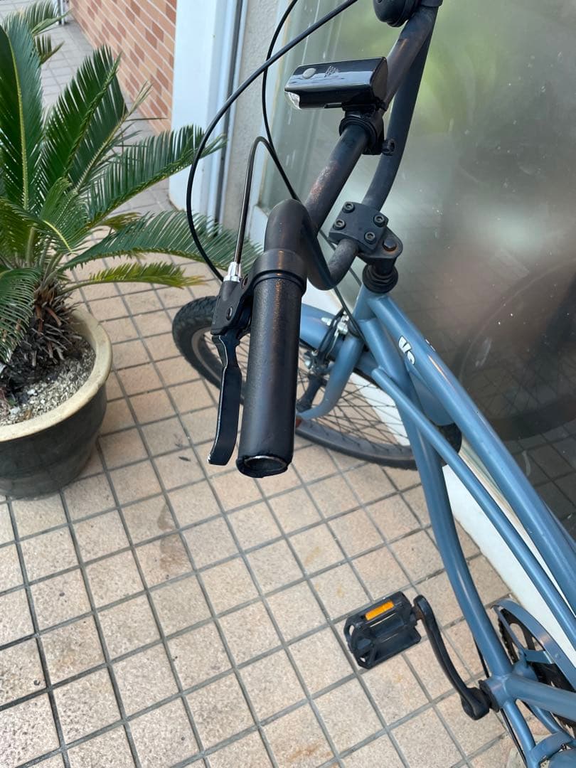 グレー ビーチクルーザー KB 自転車本体　レインボー　24インチ　おしゃれ