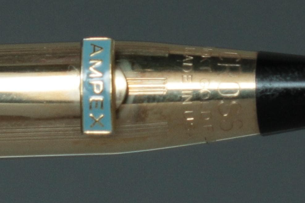 cross ampex 10金張り サインペン 50年位前の物 芯交換必要