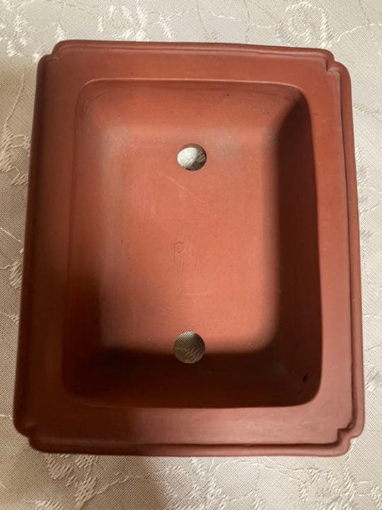 山秋　盆栽鉢　長方