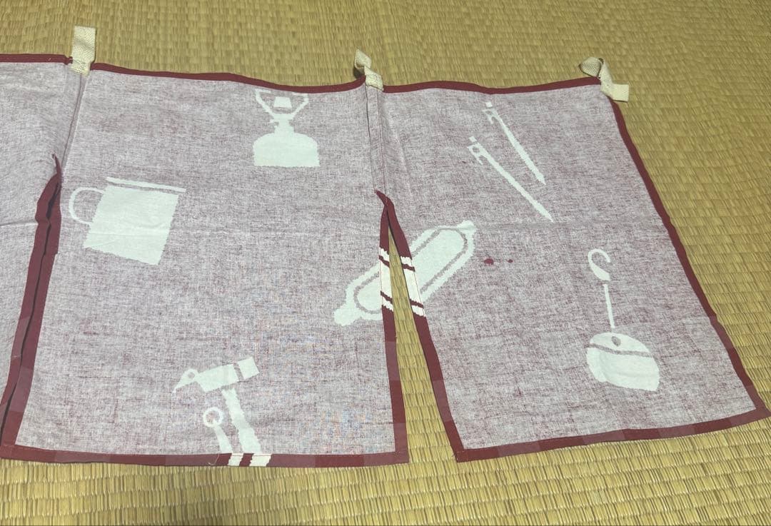 スノーピーク 野簾 Noren のれん レッド FES-041 雪峰祭2014