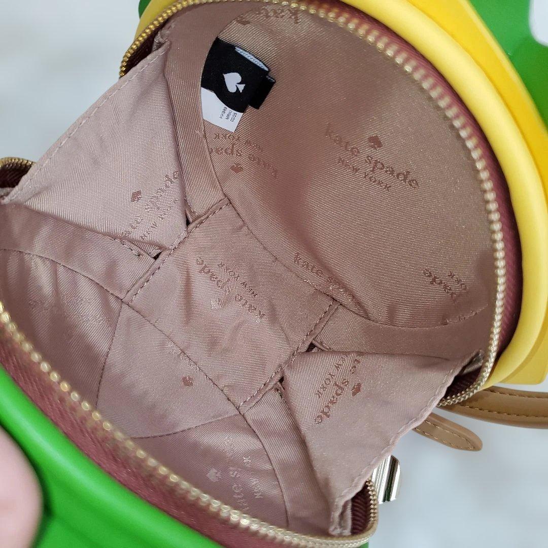 ⭐未使用級⭐kate spade ハンバーガー型 ショルダーバッグ レザー