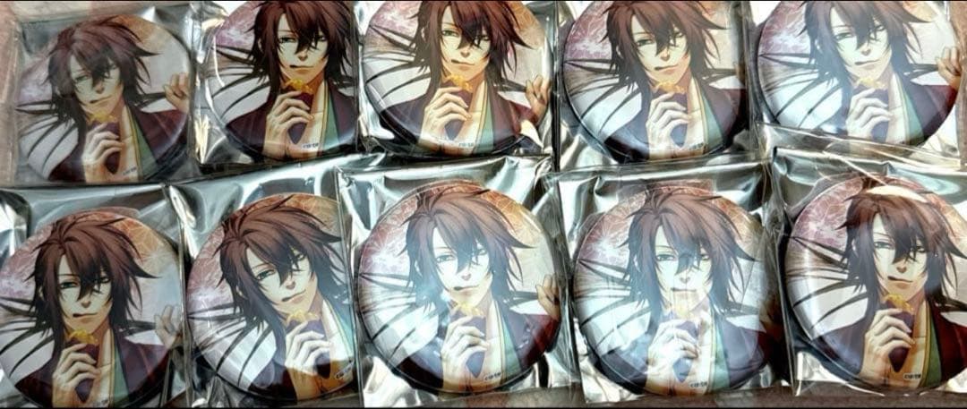 薄桜鬼　沖田総司　缶バッジ　オトメイトスタイル　Vol.12 10個セット 復刻】オトメイトスタイルコレクションVol.12「薄桜鬼 真改