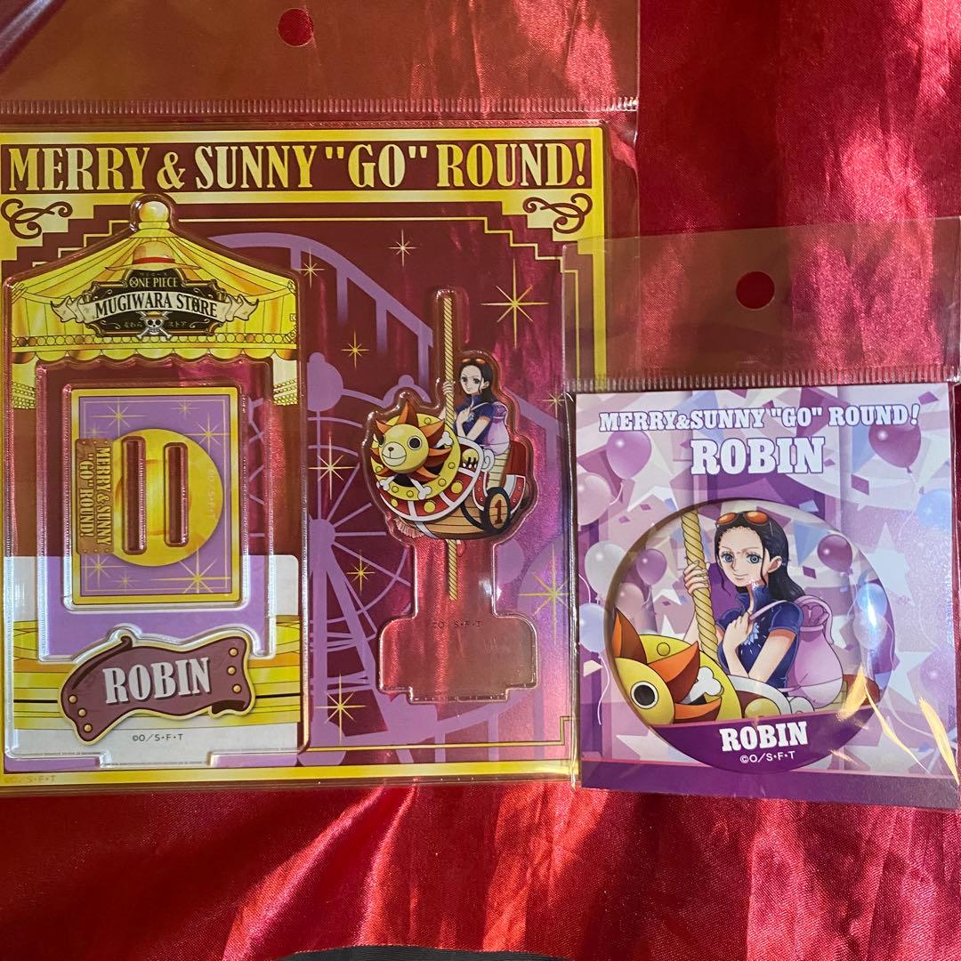 ワンピースグッズ缶バッジロビンアクスタアクリルスタンド