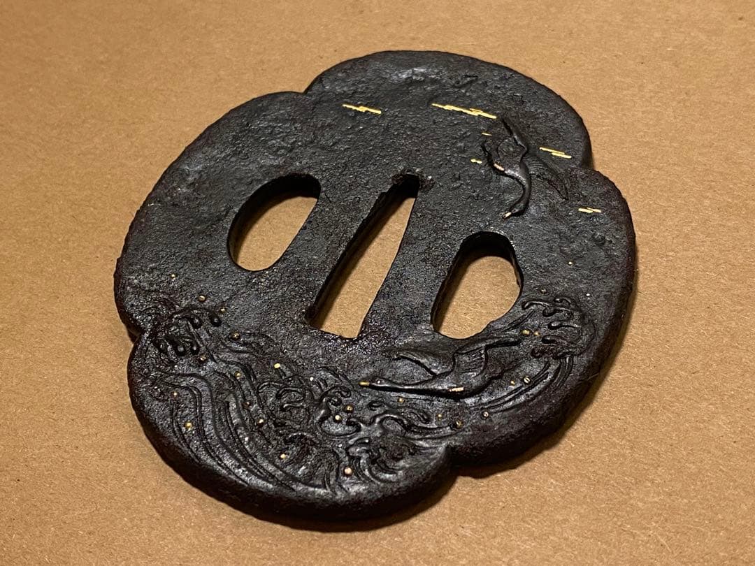 刀装具　鉄鍔　鐔　⑤ 武具　刀