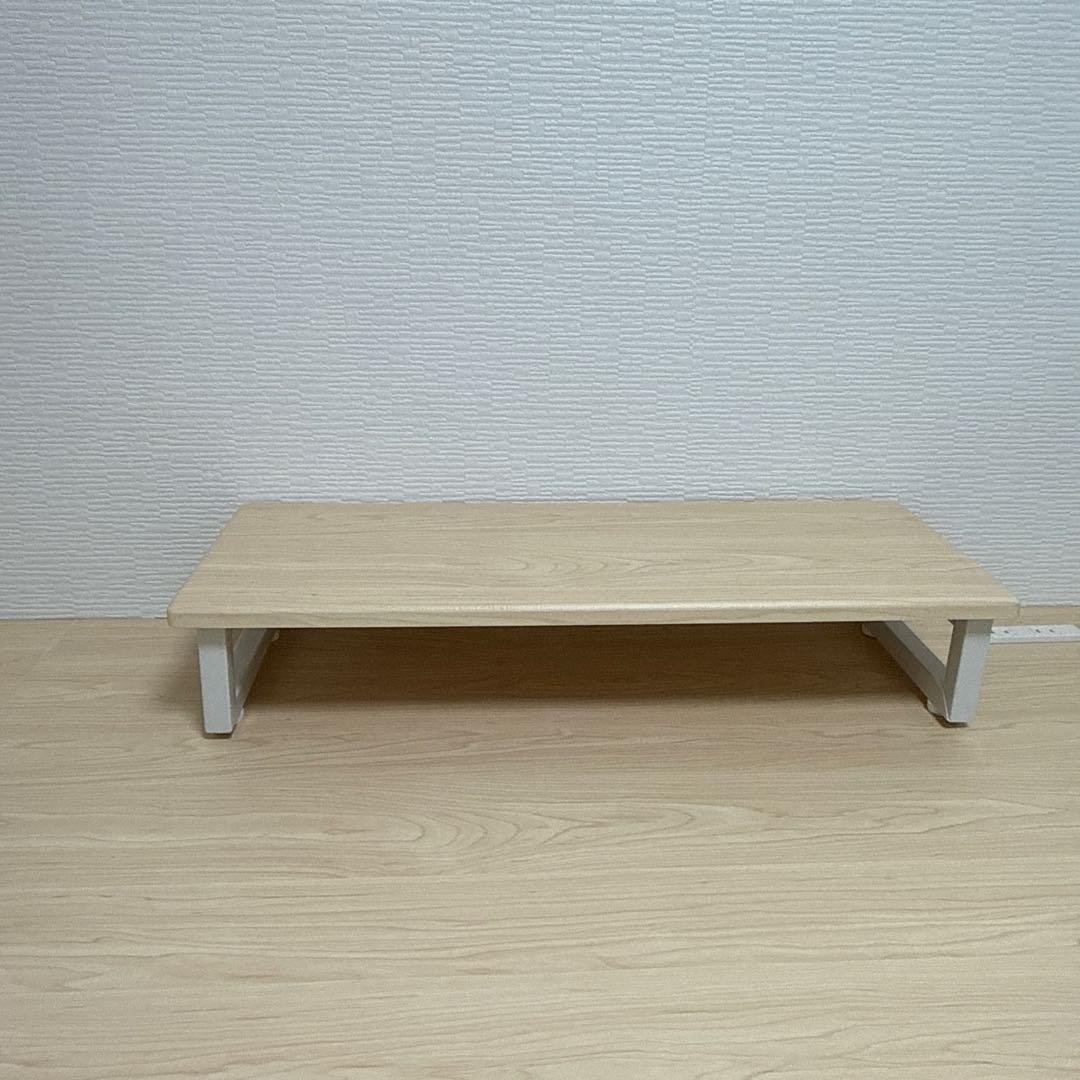 L字型パソコンデスク ナチュラルウッド