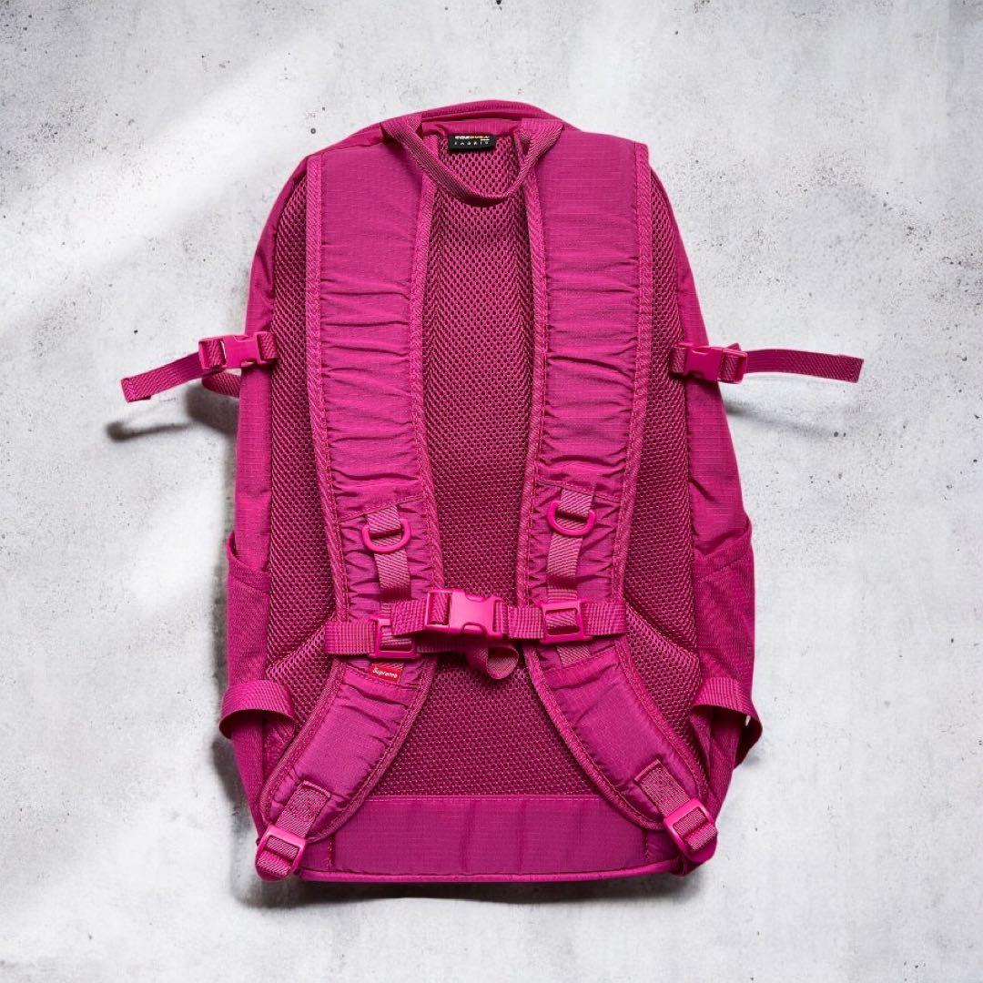 【supreme】シュプリーム　17SS Back pack マゼンタ　リュック
