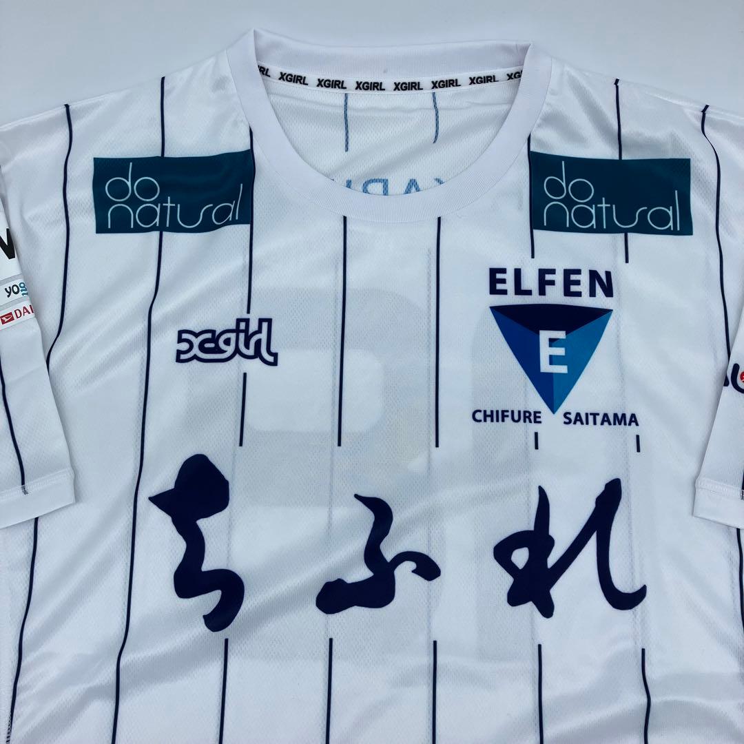 激レア☆ちふれASエルフェン埼玉 三浦桃選手ユニフォーム AWAY ちふれ