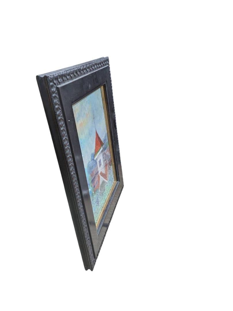 Michele 作 「協会の塔」印象派風 絵画