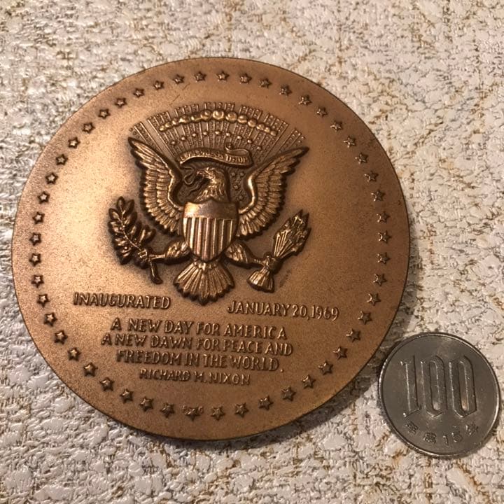 USAヴィンテージ60’s ニクソン大統領 ブロンズ記念メダル アメリカ歴史