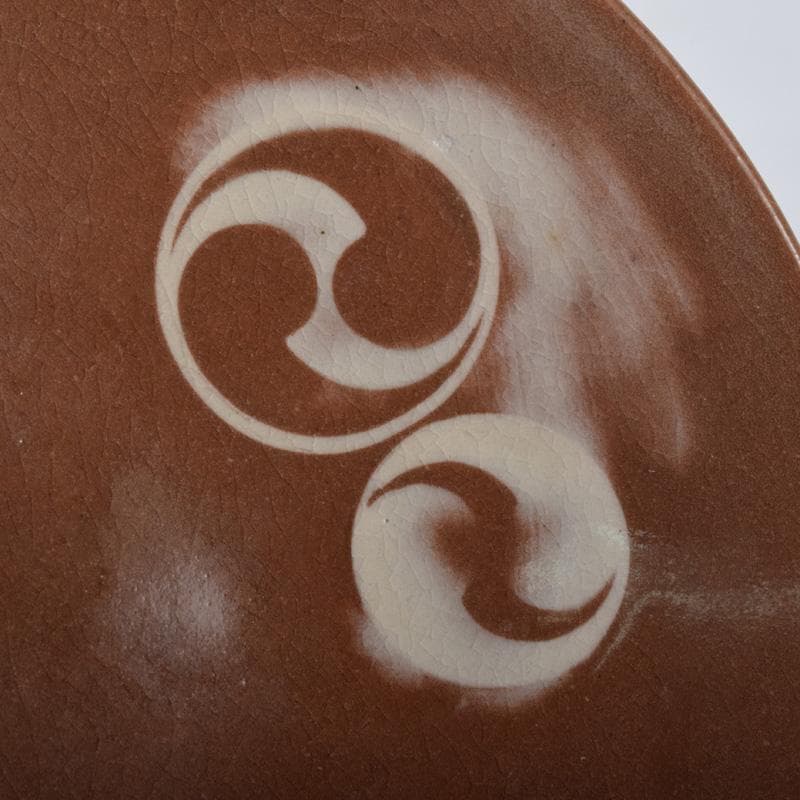 和食器 三浦竹軒作 一力皿 五客 共布共箱 C 7986