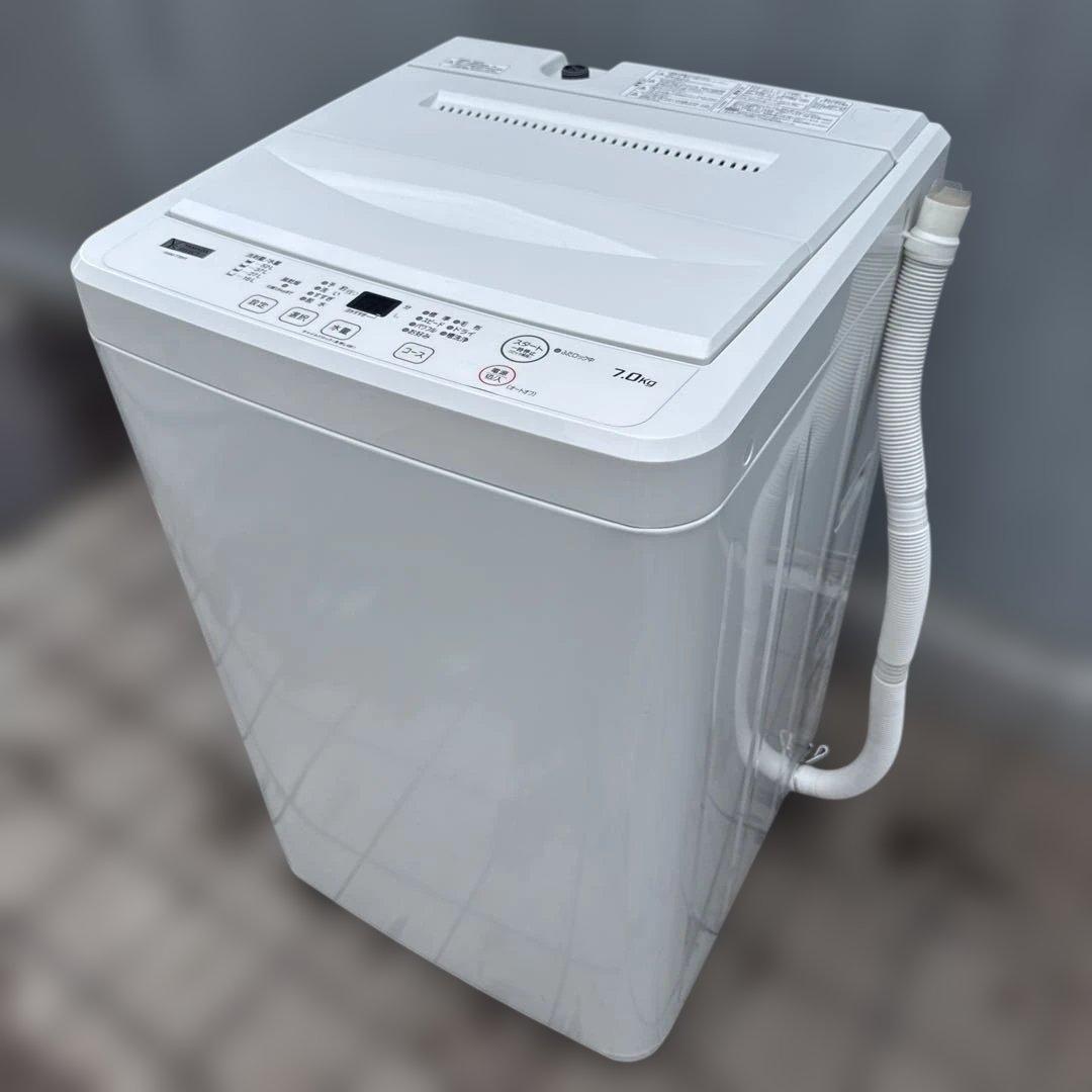 美品 YAMADA SELECT 2022年製 洗濯機 7kg ステンレス槽