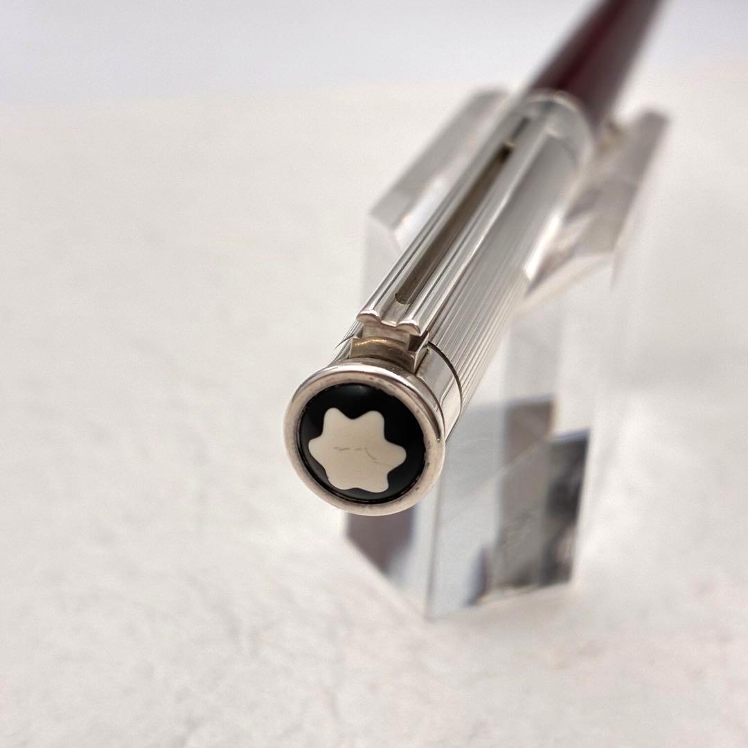 モンブラン Mont Blanc 万年筆 ノブレス レッド マーブル 18K M