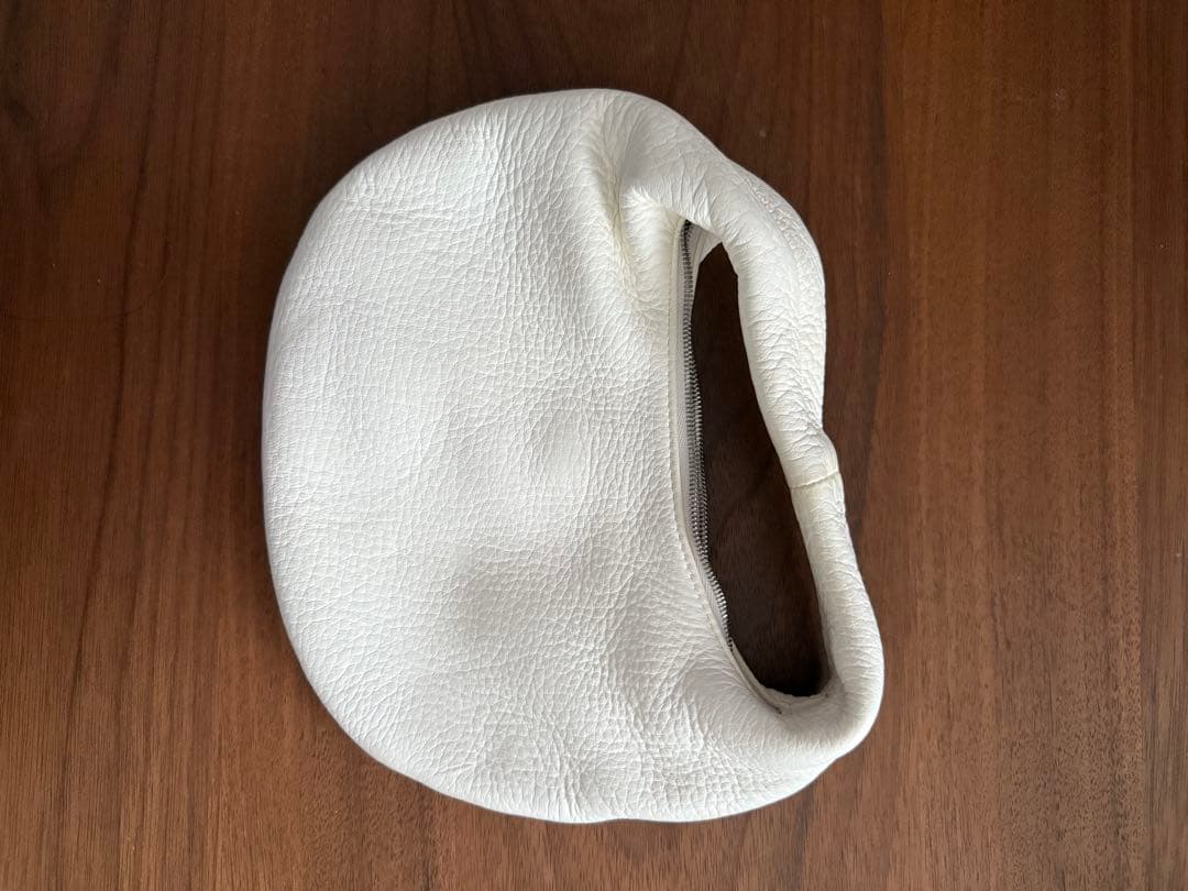 Aeta ホワイトレザーハンドバッグ　DA58 ONE SHOULDER：S