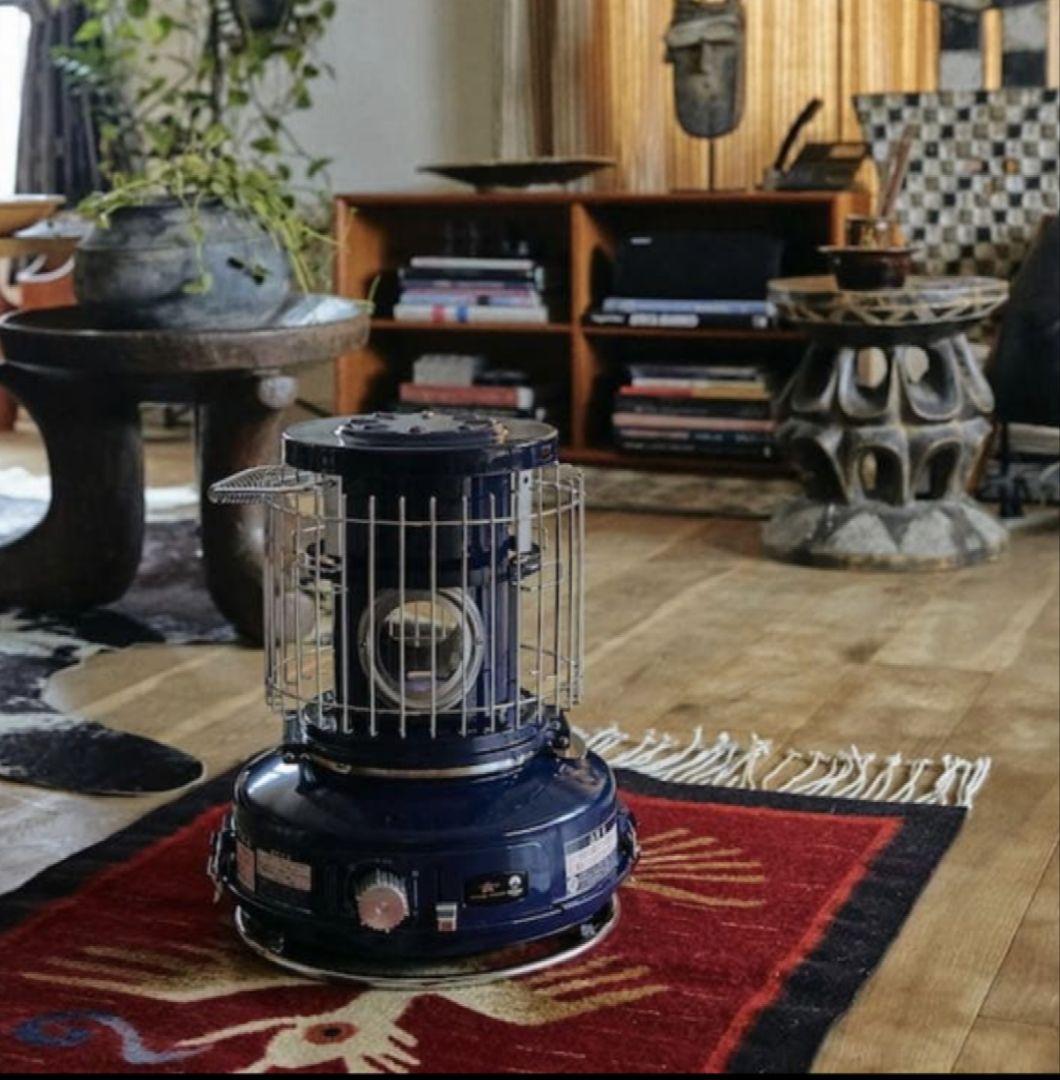 美品 アラジン×BEAMS ガスストーブ 限定 藍色♪ Aladdin×BEAMS、「ブルーフレーム」に日本書画をイメージした新色を