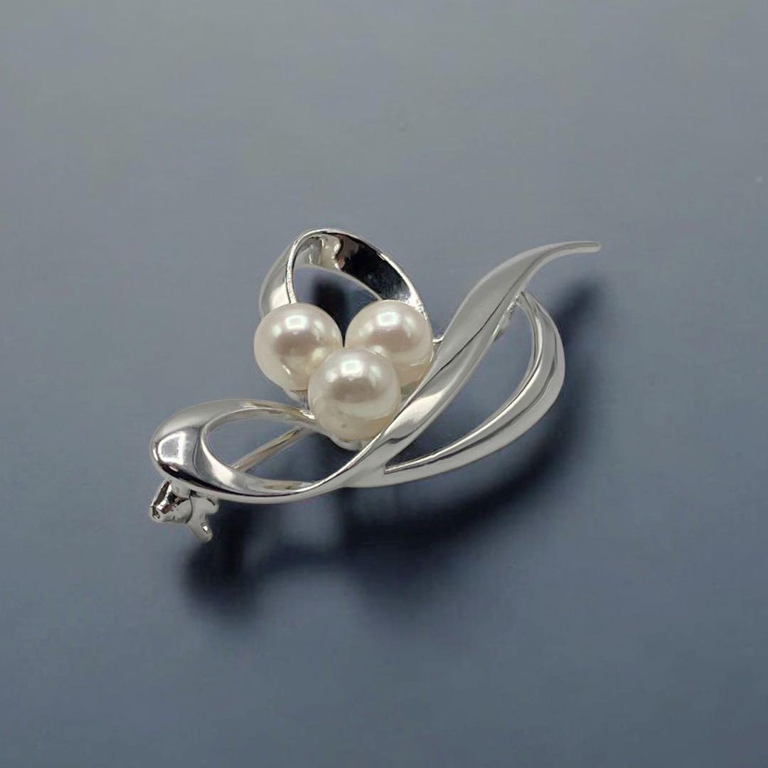 美品✨ミキモト MIKIMOTO ブローチ 真珠 アコヤパール - メルカリ