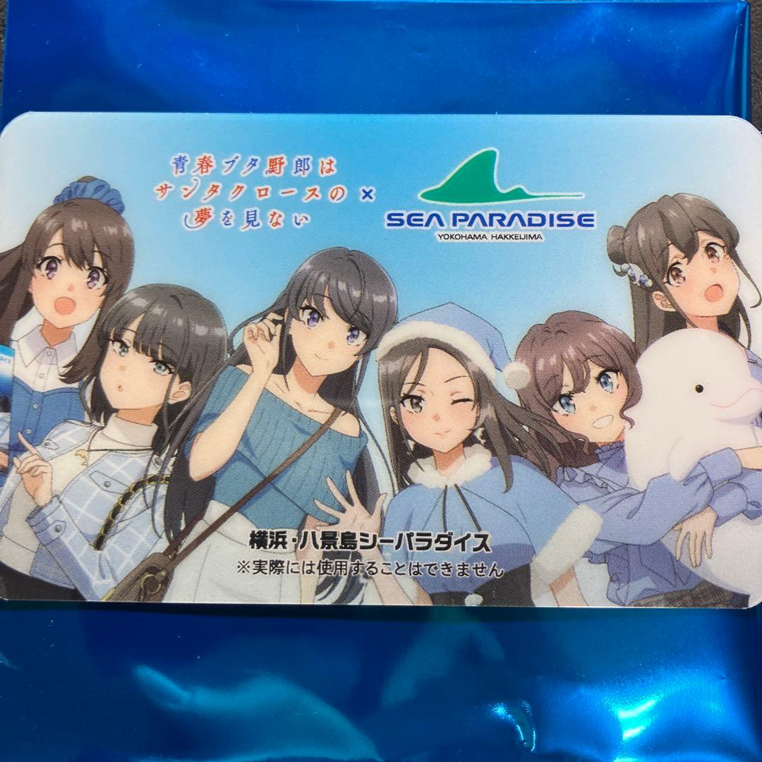 青ブタ×八景島 桜島麻衣 プレミアムパス風カード　入場特典