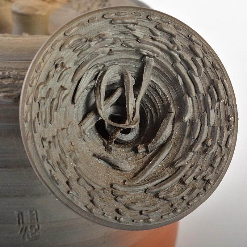 煎茶道具 萬古焼 森伊呂久造 横手急須 箱付 M R7180