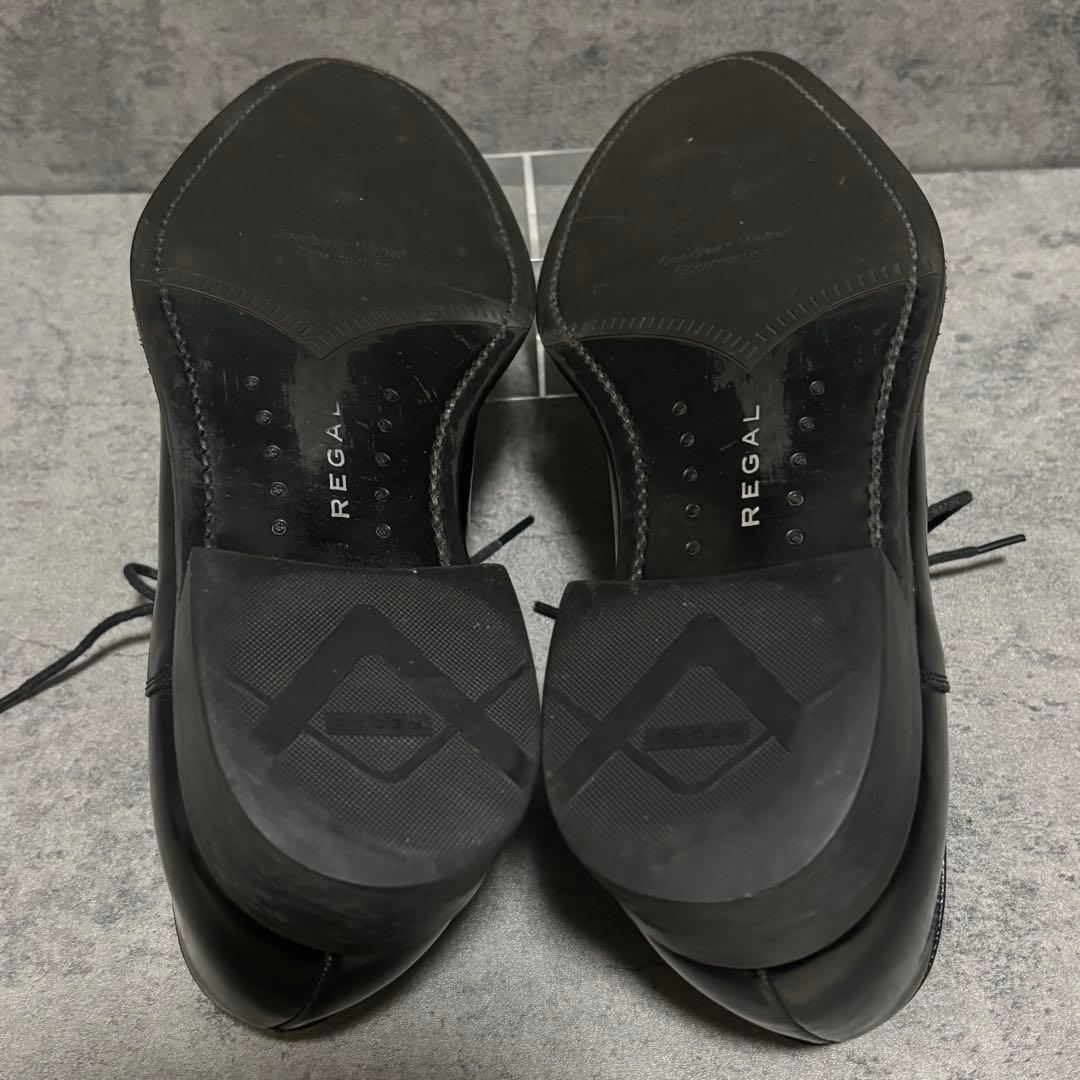 極美品　リーガル　ビジネスシューズ　315R ブラック　ガラスレザー　2148