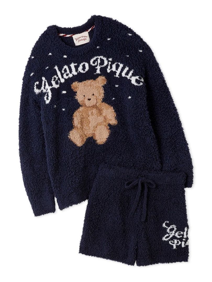 【新品未使用】GelatoPique ネイビー ジェラピケ　ルームウェア　セット