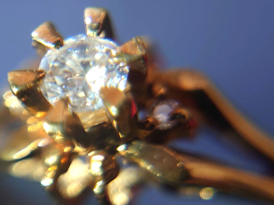 【新品未使用】K18 12号 ダイヤ 指輪 18金 リング