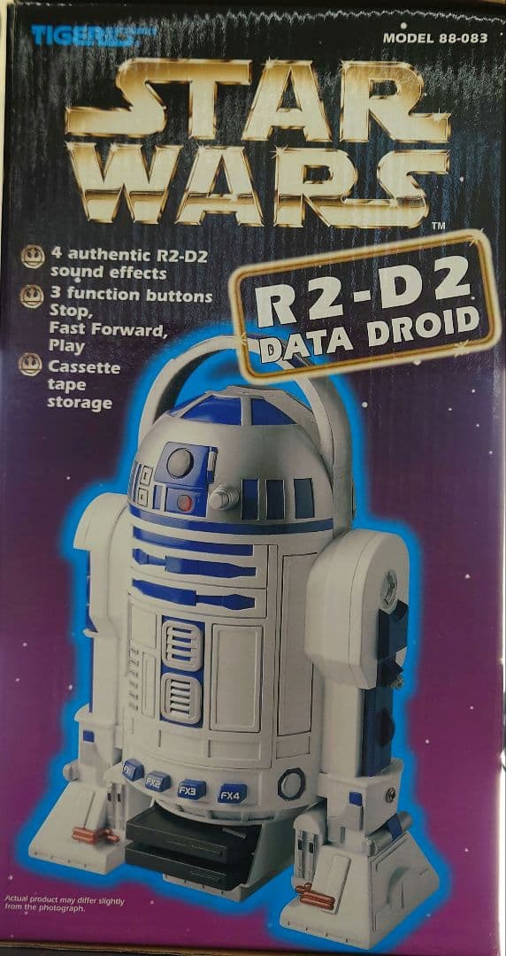 ★TIGER ELECTRONICS　スターウォーズ　R2D2カセットプレーヤー