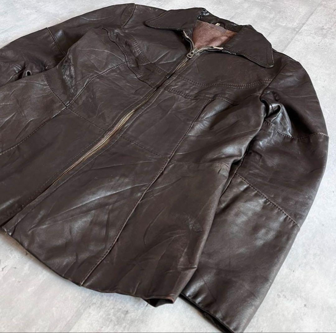 EKAM - 00s archive ekam leather gimmick jacketの通販 by n 即購入