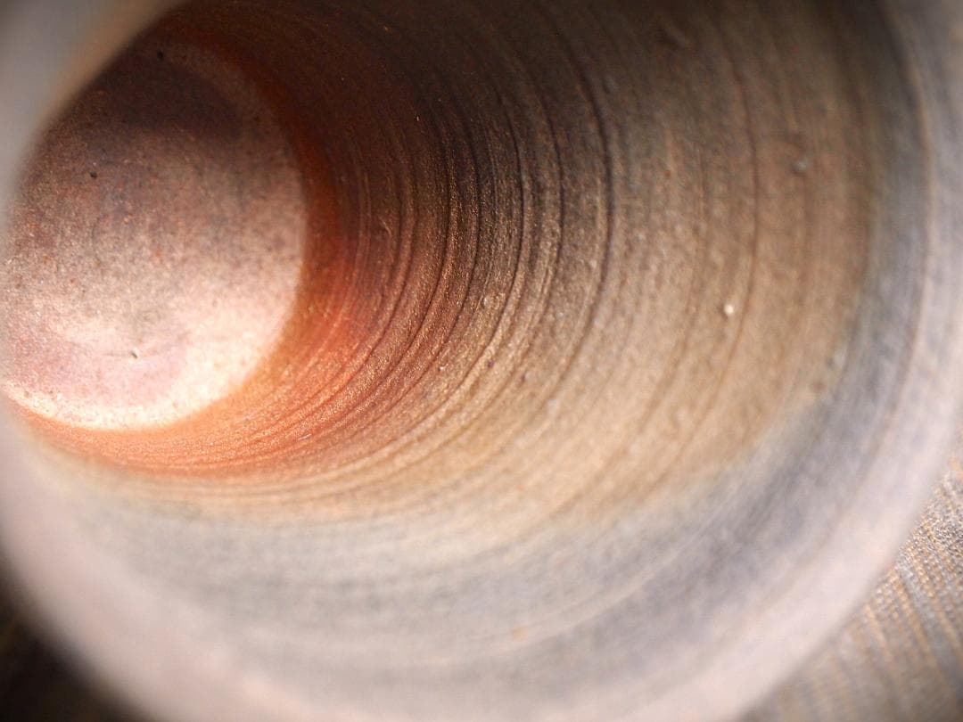 人気作家☆中里隆☆唐津南蛮麦酒器C☆緋色 人気作家☆