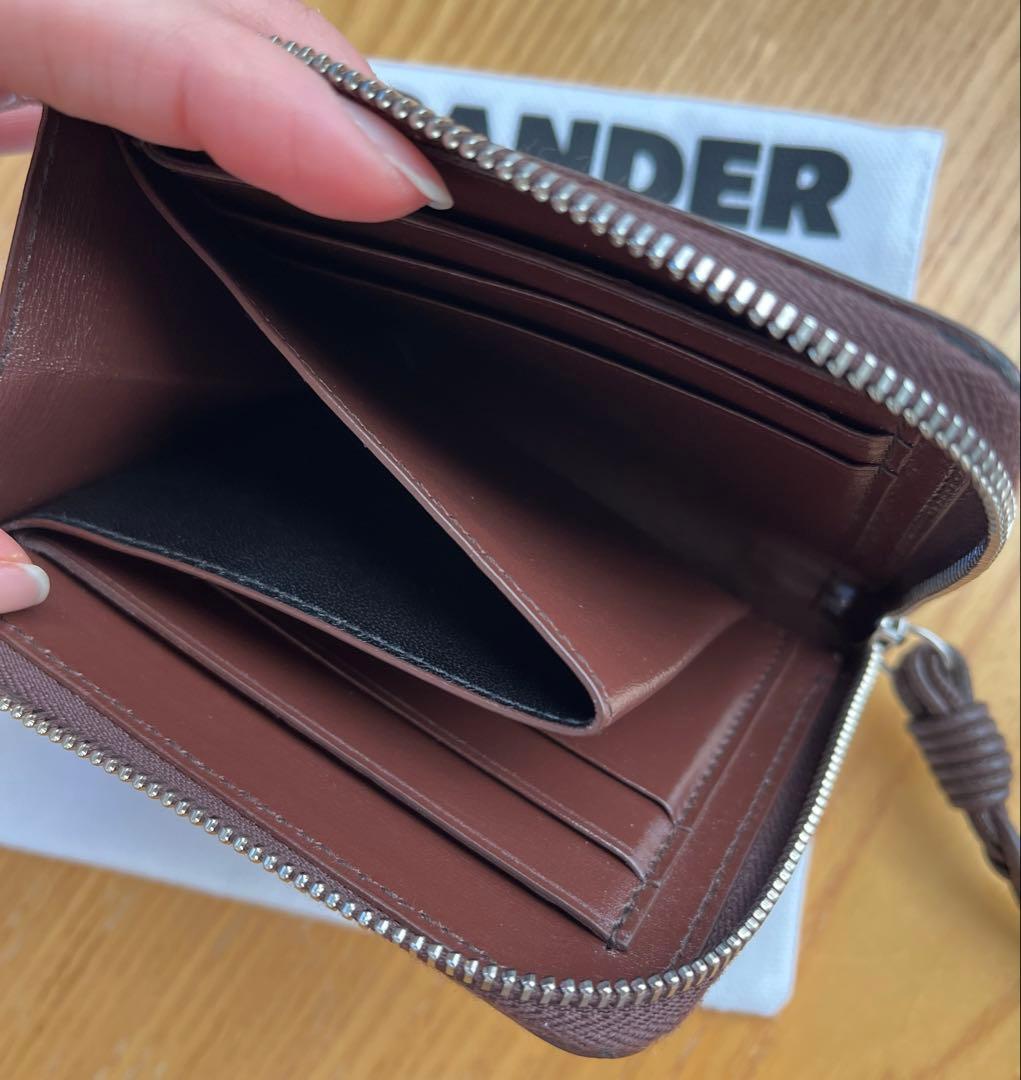 【美品】【再値下げ】JIL SANDER ブラウン 財布