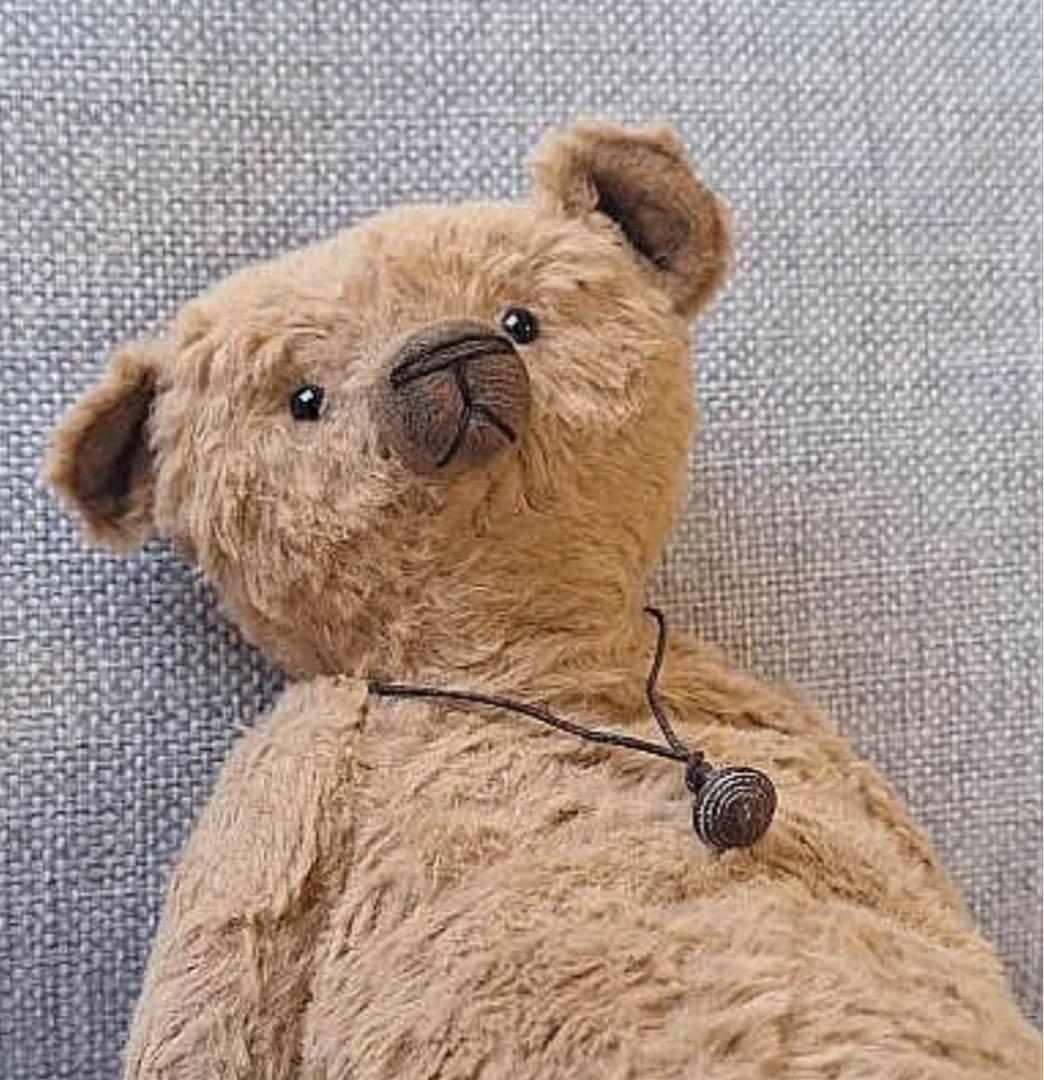 アーティストベア ぬいぐるみ OOAK テディ 海外作家様 イエロー