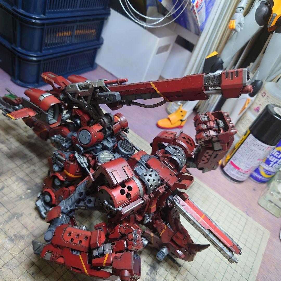 コトブキヤ　HMMゾイド　レッドホーン改造　プラモデル　完成品