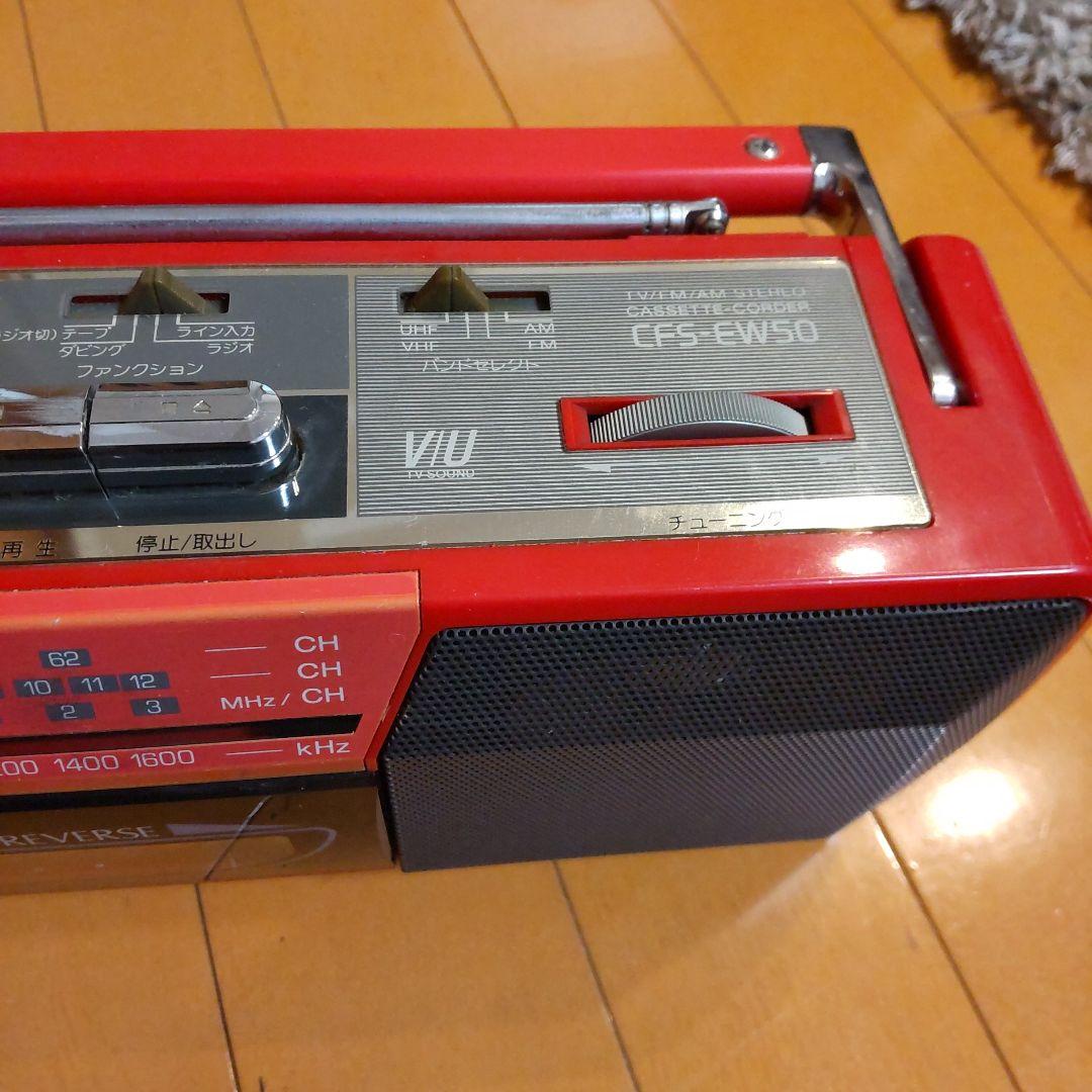 レトロ品 動作確認済 SONY CFS-EW50 CASSETTE-CORDER