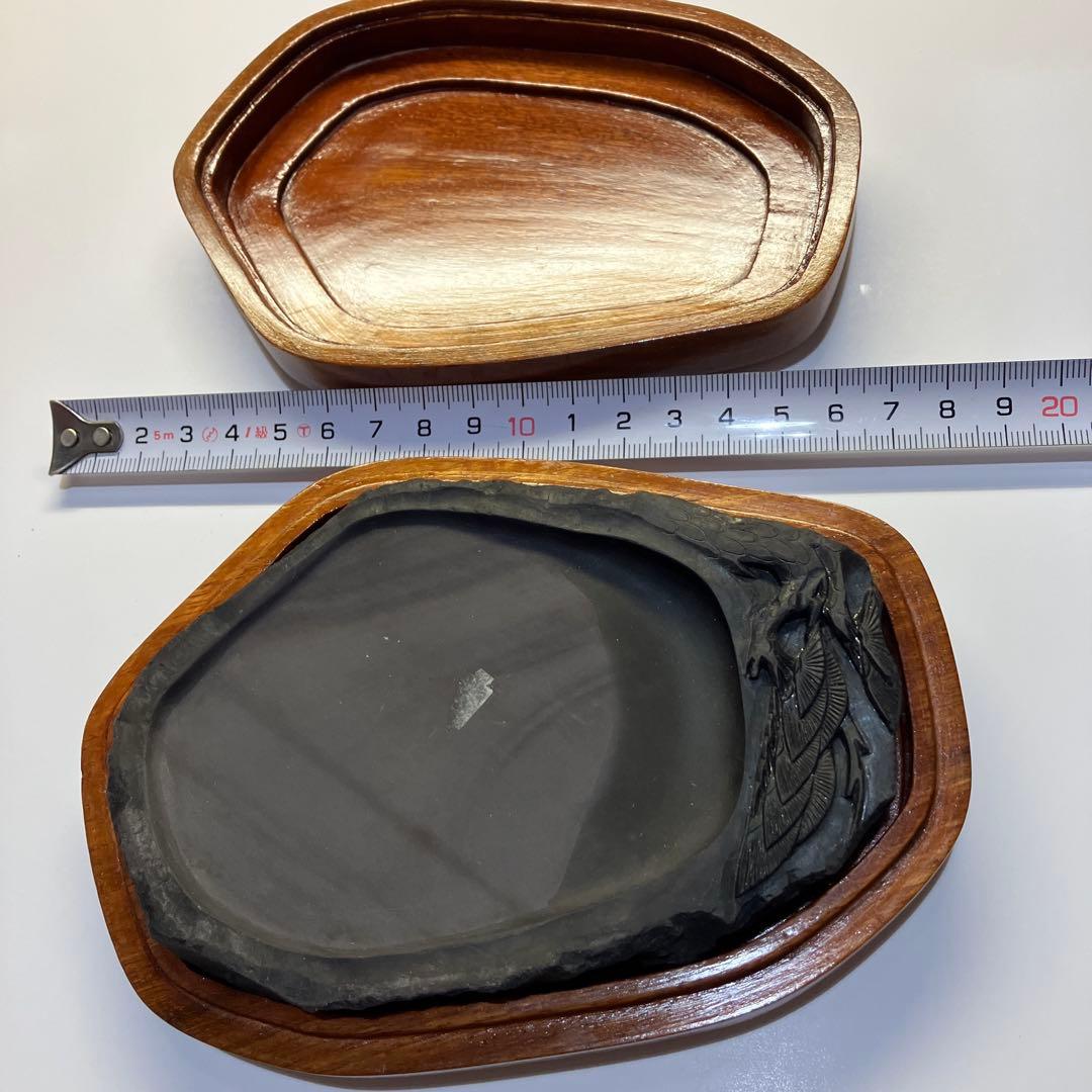 【値下げ】　美品　新品未使用品　書道用具 天然石　中国硯