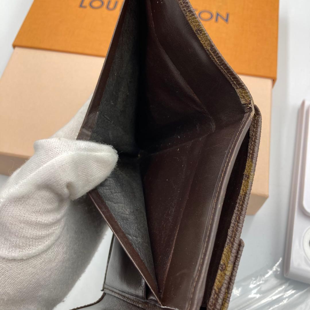 ルイヴィトン　折り財布　モノグラム　ビンテージ　40Aa