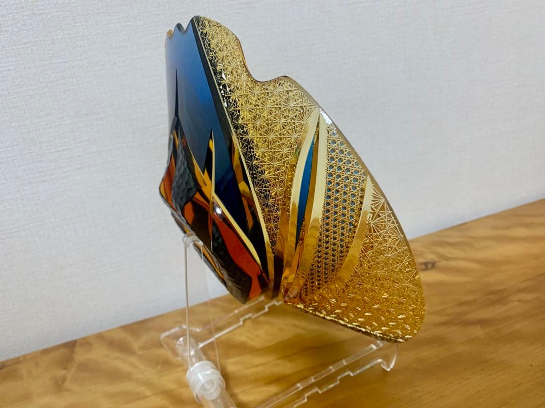 d*7様 江戸切子 伝統工芸士 但野英芳作 「兜」 飾り