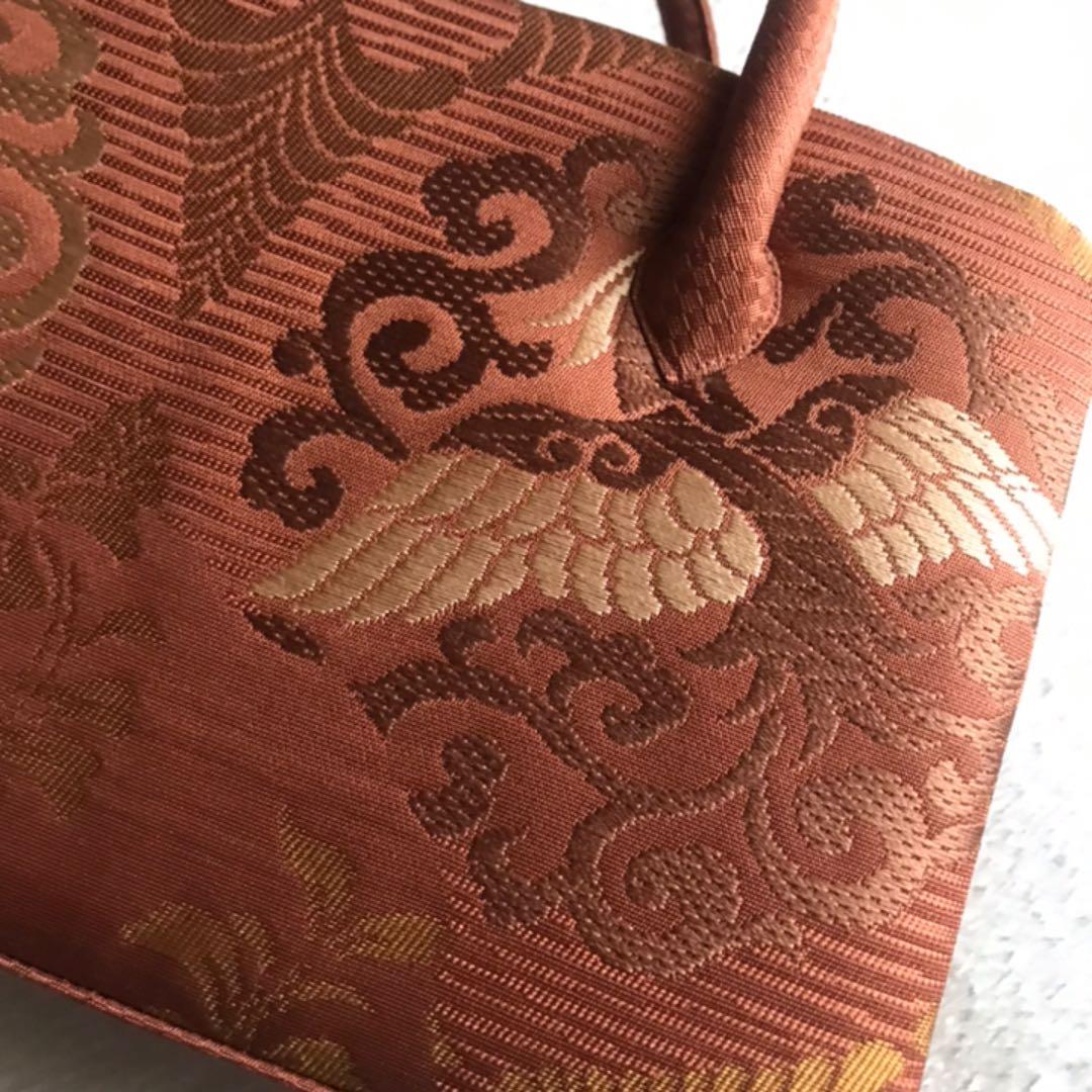 専用★新品◆西陣織帯地使用 正絹 利休バッグ