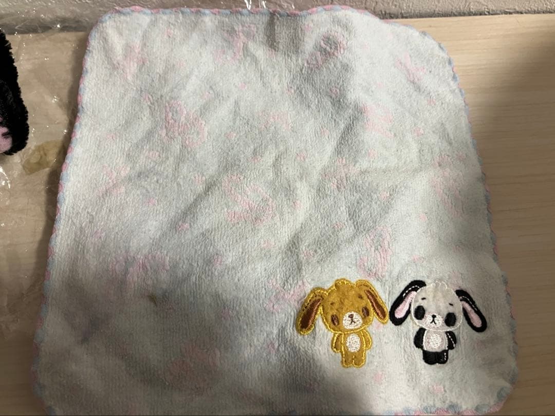 激レア　未使用サンリオ　シュガーバニーズ　パンダうさ　ぬいぐるみ　おまけタオル