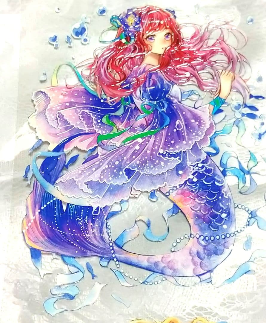 ☆残量確認中☆J330＃海洋物語(水晶)李富贵切り売り海外人物マステ